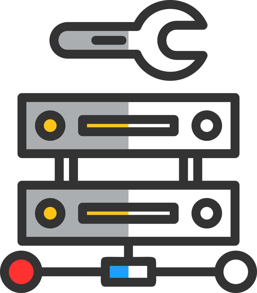 diseño de icono de vector de ingeniería de datos