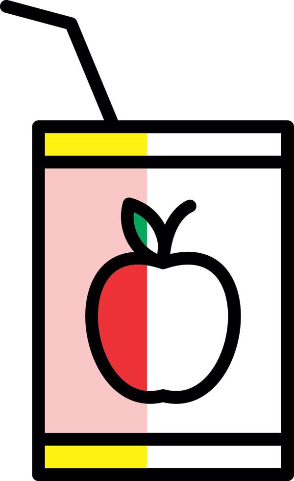 Juice Box Vector Icon Design