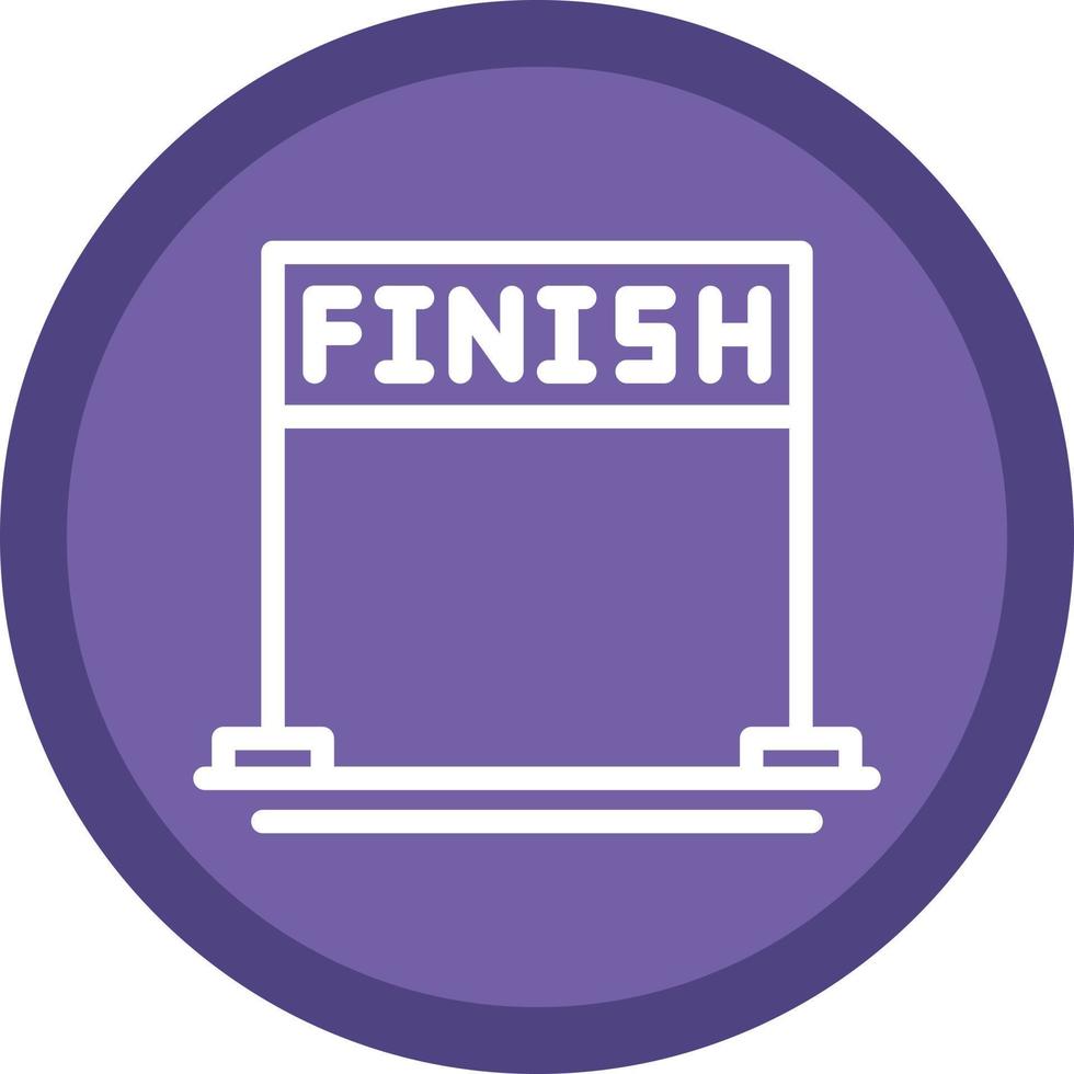 Finish Vector Icon Design