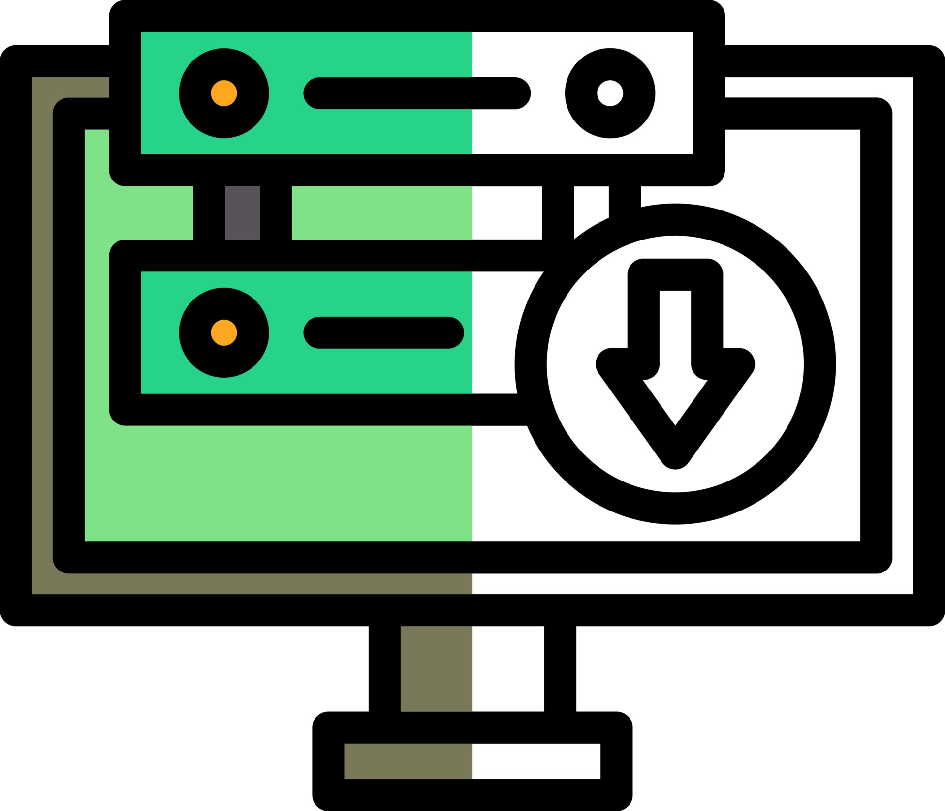 Server Down Vector Icon Design 21325333 Vector Art at Vecteezy