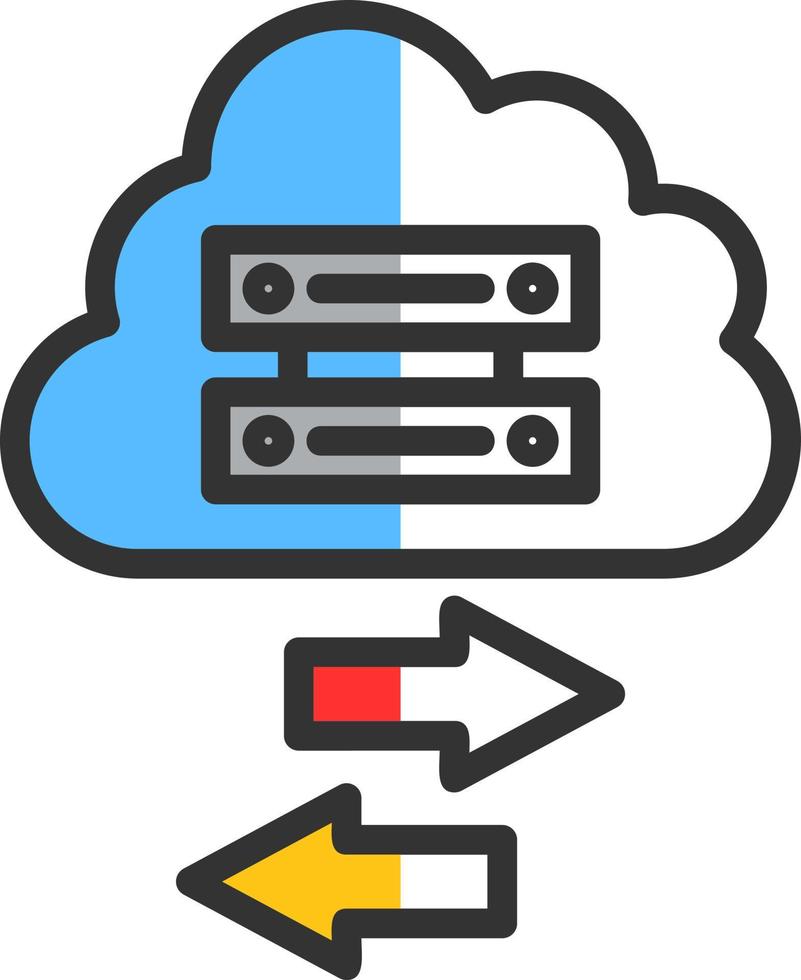 Data Transfer Vector Icon Design