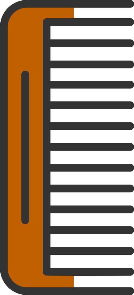 Hair Brush Vector Icon Design