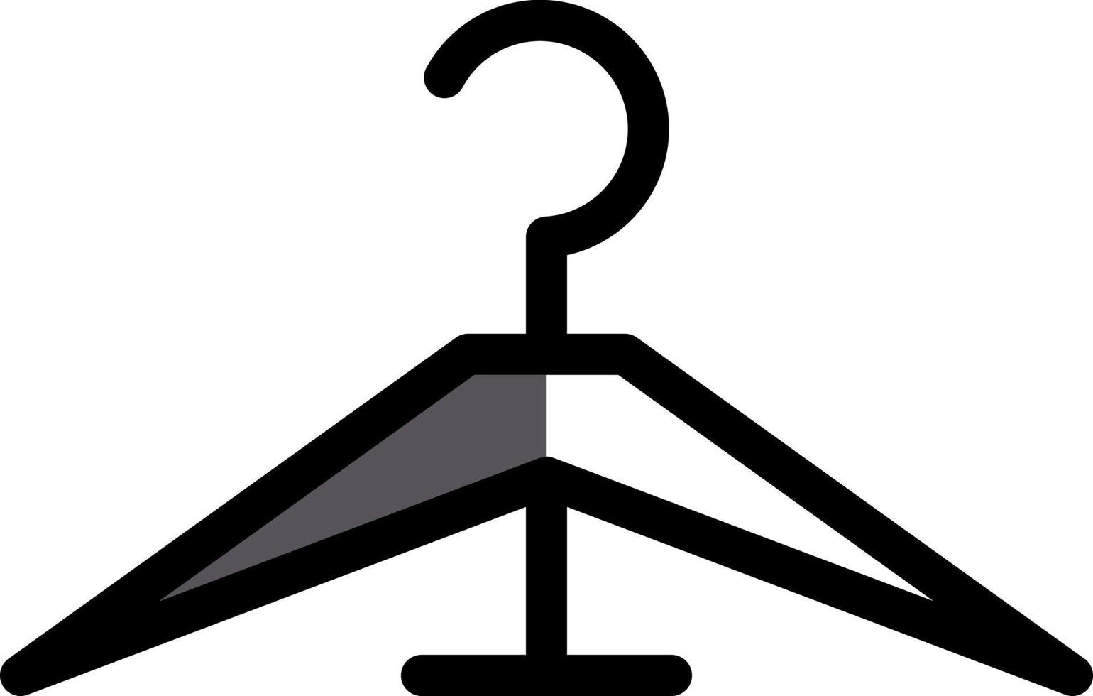 Clothes Hanger Vector Icon Design