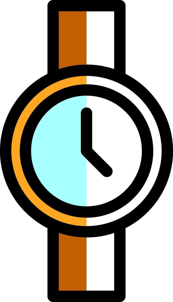 Wristwatch Vector Icon Design