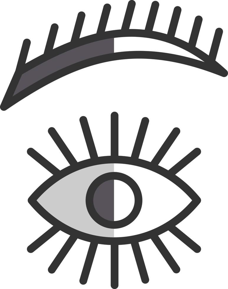 Eyebrow Vector Icon Design