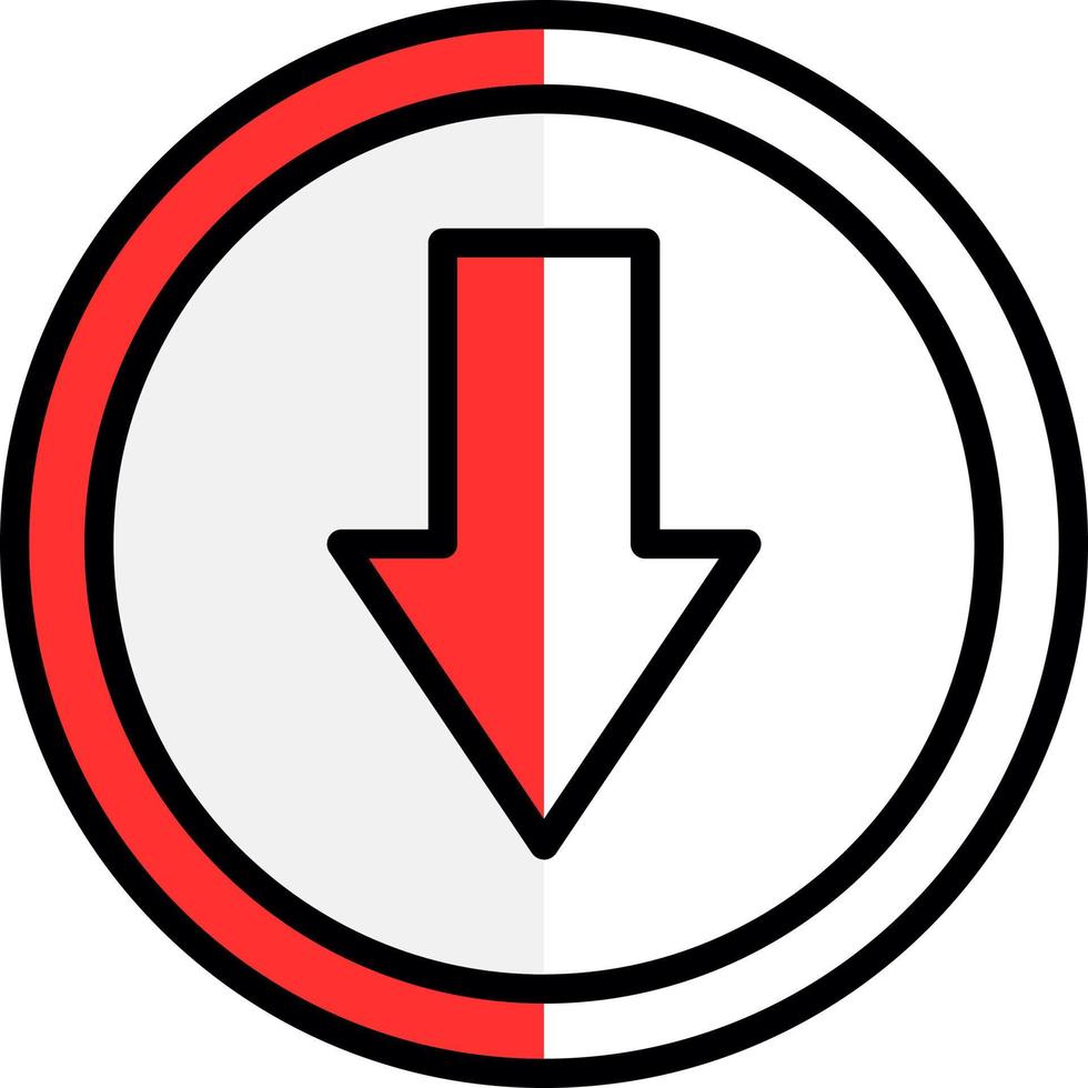 Low Priority Vector Icon Design