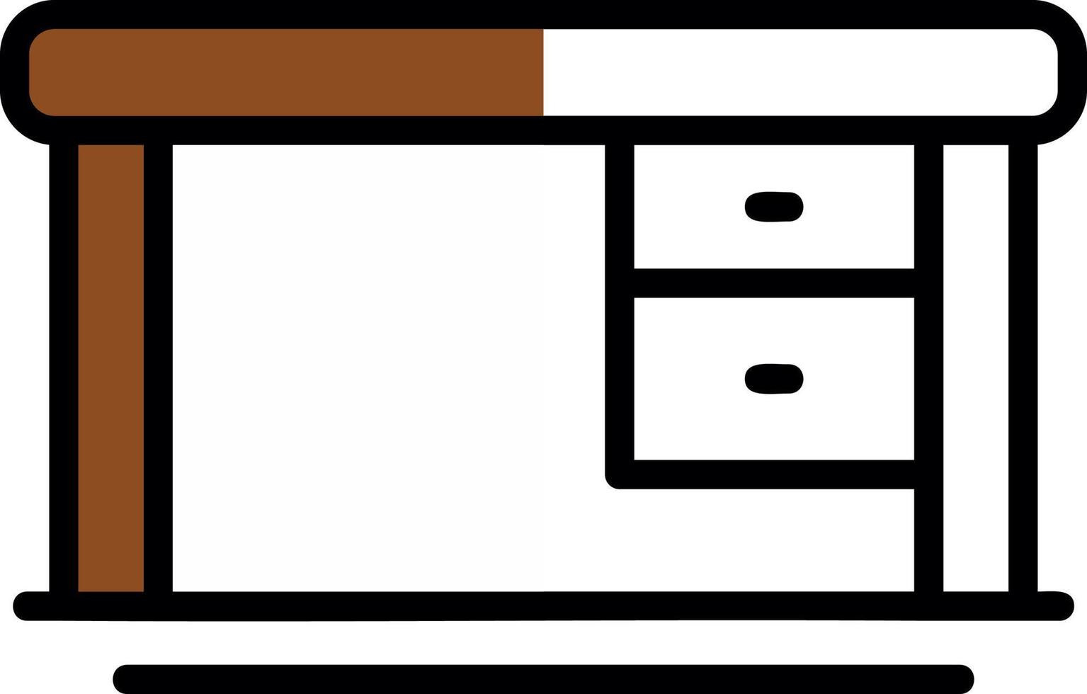 Desk Vector Icon Design