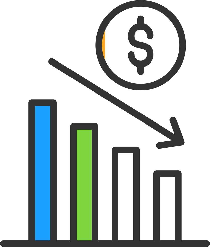 Depreciation Vector Icon Design