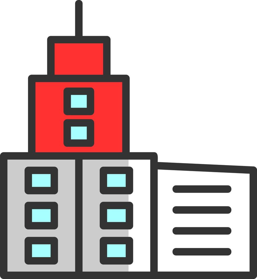 Trade Center Vector Icon Design