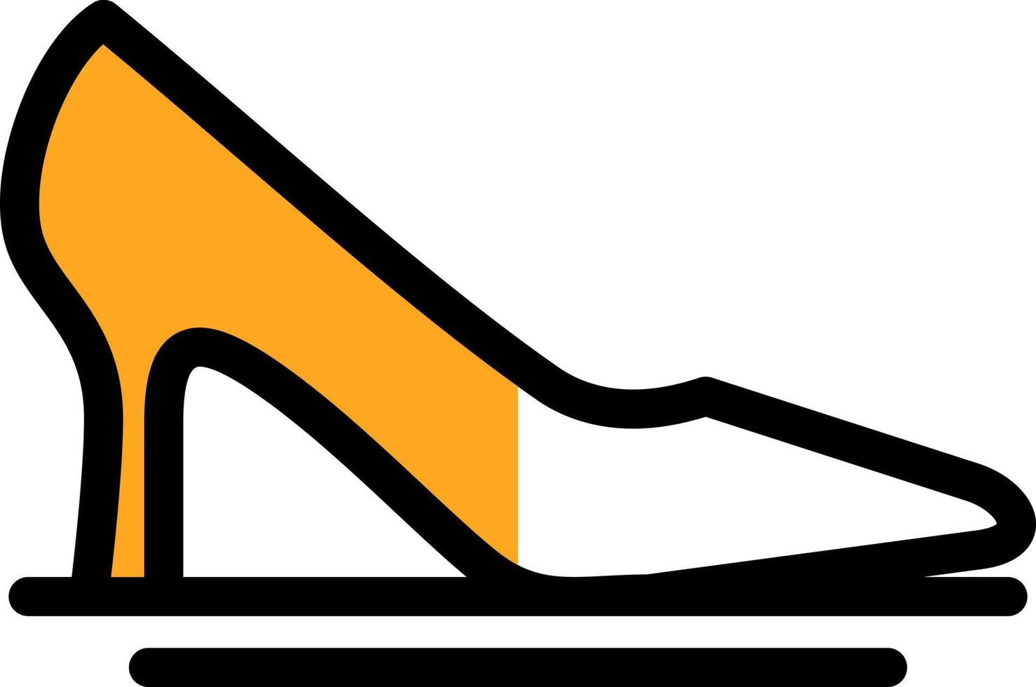 High Heel Vector Icon Design