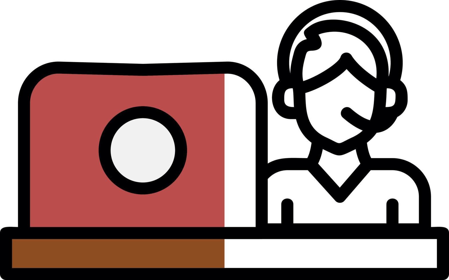 Online Service Vector Icon Design