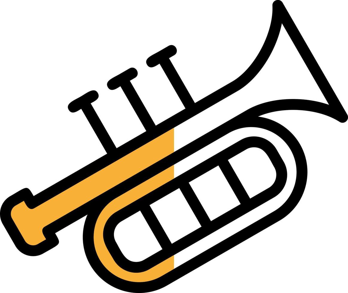 Trumpet Vector Icon Design