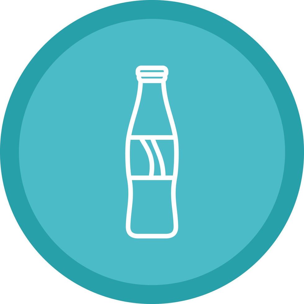 Cola Bottle Vector Icon Design