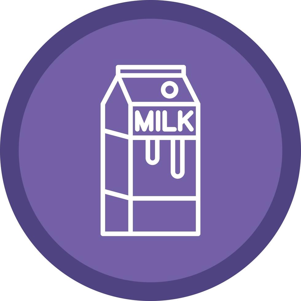 diseño de icono de vector de caja de leche