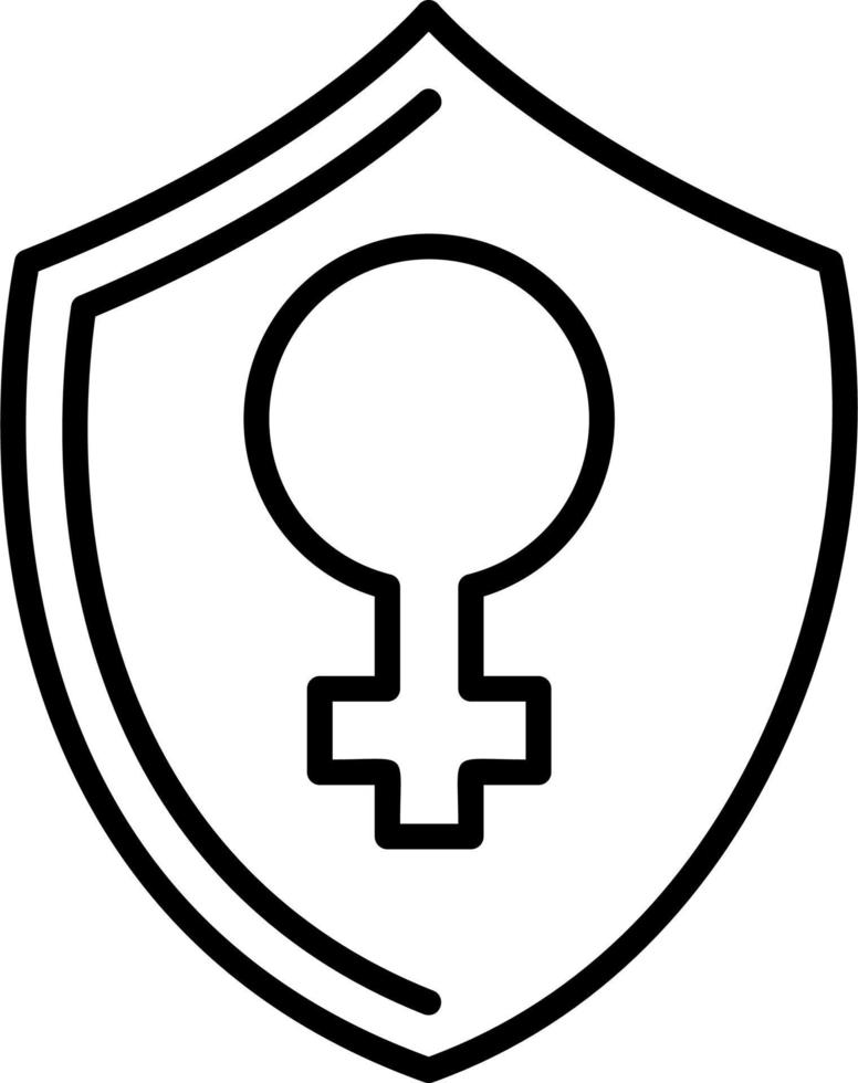 Strong Female vector icon