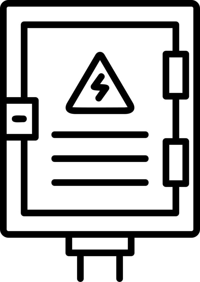 Electrical Panel vector icon