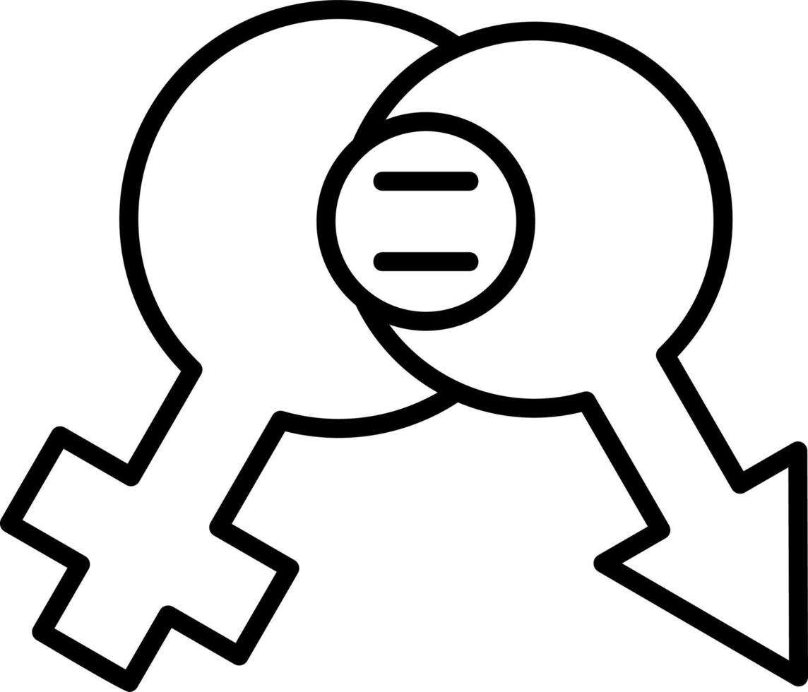 Gender Equality vector icon