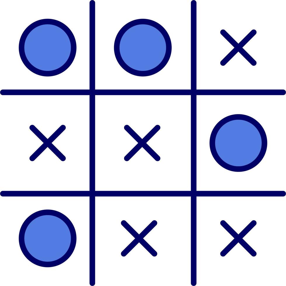 Tic tac toe vector icon