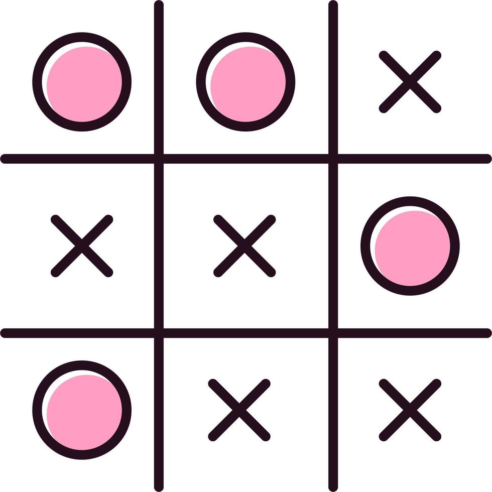 Tic tac toe vector icon