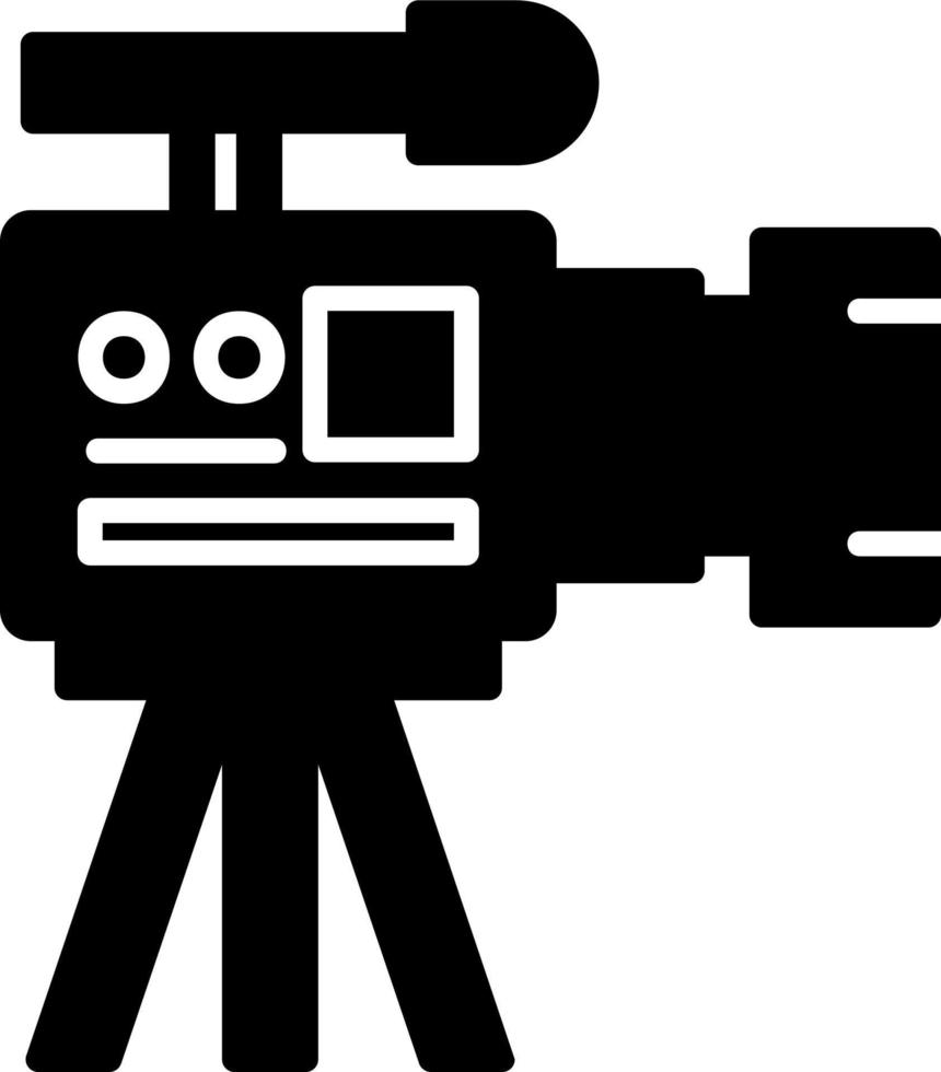 Video camera vector icon