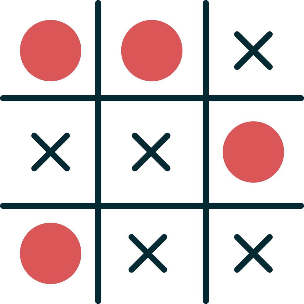 Tic tac toe vector icon