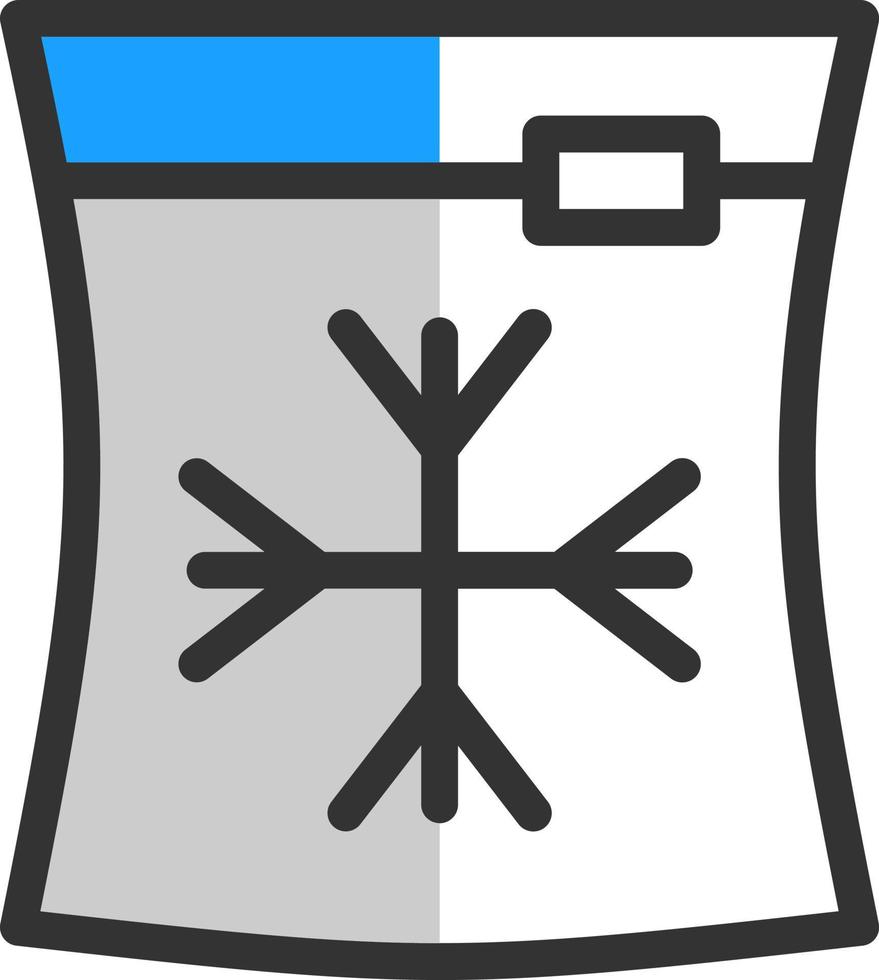 diseño de icono de vector de bolsa de hielo