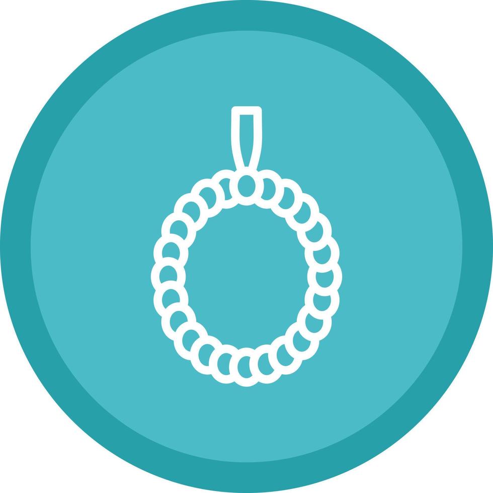 Praying Beads Vector Icon Design