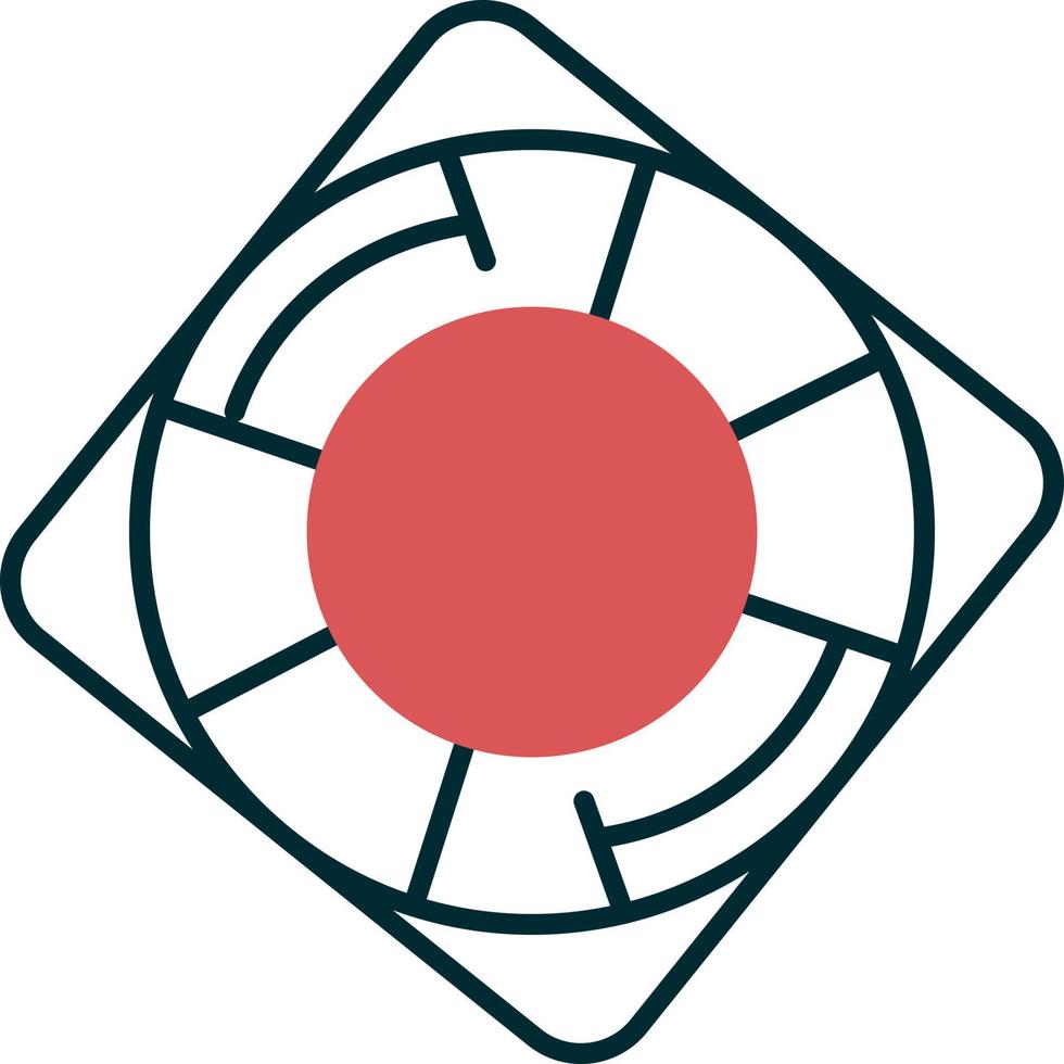 Lifebuoy vector icon