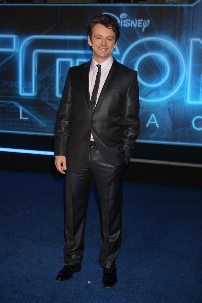 LOS ANGELES  DEC 11  Michael Sheen arrives at the TRON Legacy Premiere at El Capitan Theater on December 11 2010 in Los Angeles CA photo