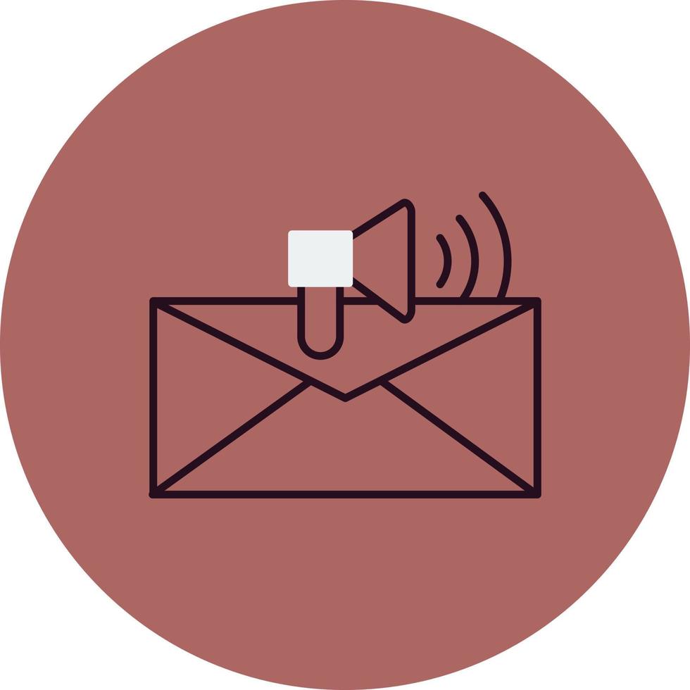 Email alert vector icon