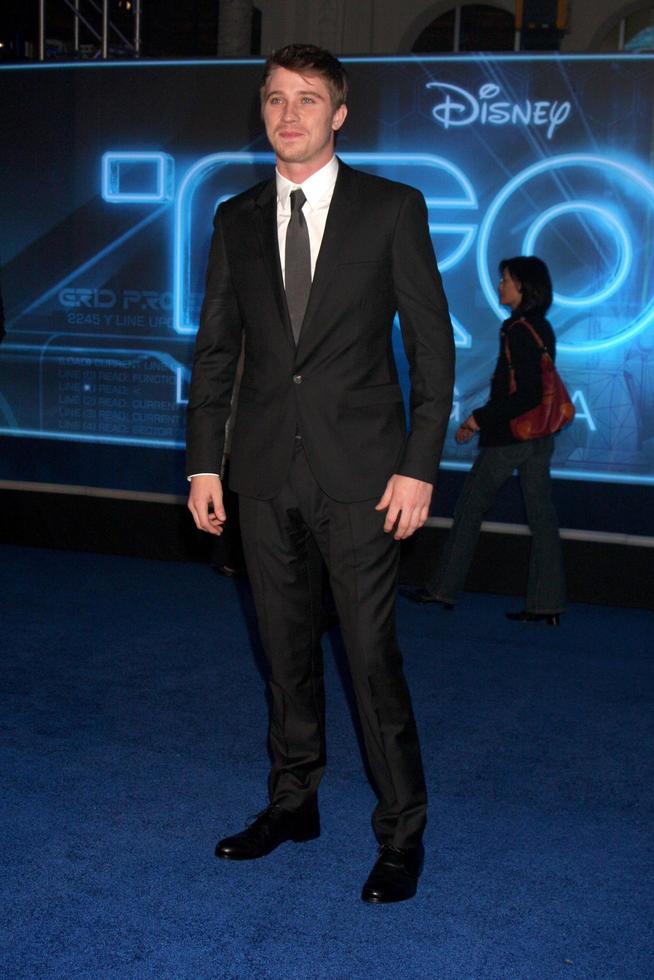 LOS ANGELES  DEC 11  Garrett Hedlund  arrives at the TRON Legacy Premiere at El Capitan Theater on December 11 2010 in Los Angeles CA photo