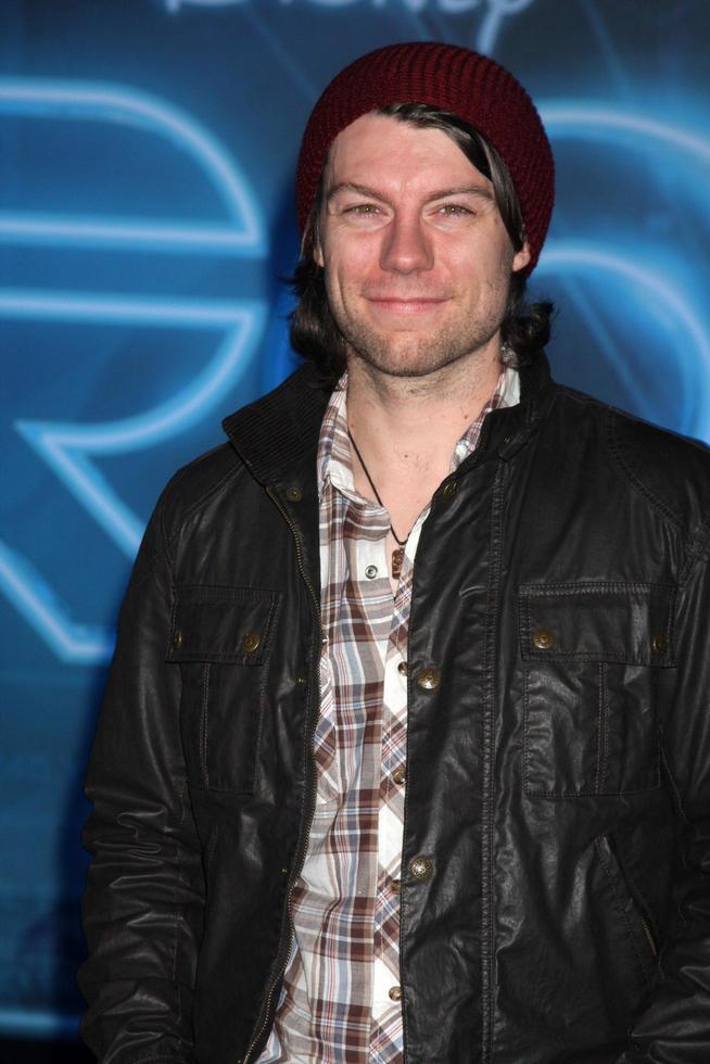 LOS ANGELES  DEC 11  Patrick Fugit  arrives at the TRON Legacy Premiere at El Capitan Theater on December 11 2010 in Los Angeles CA photo