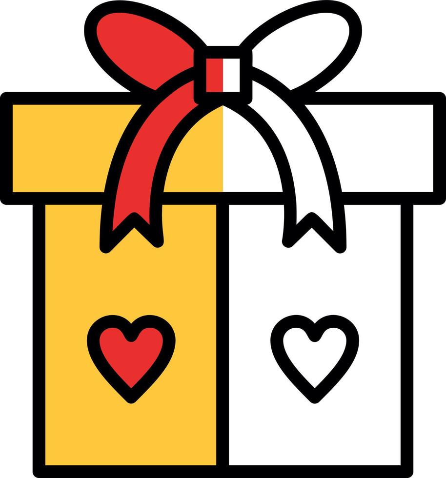 diseño de icono de vector de caja de regalo