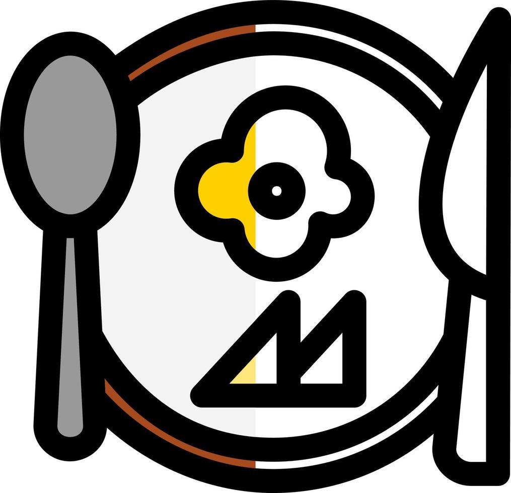 Breakfast Vector Icon Design