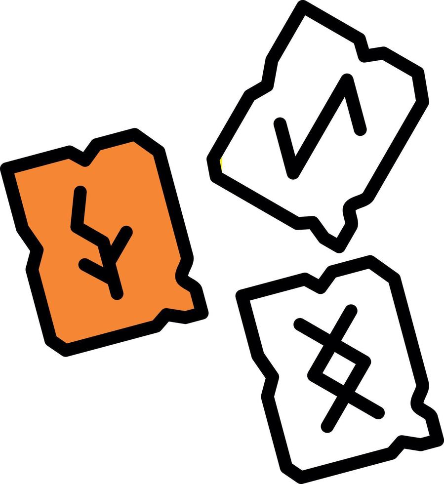 Runes Vector Icon Design