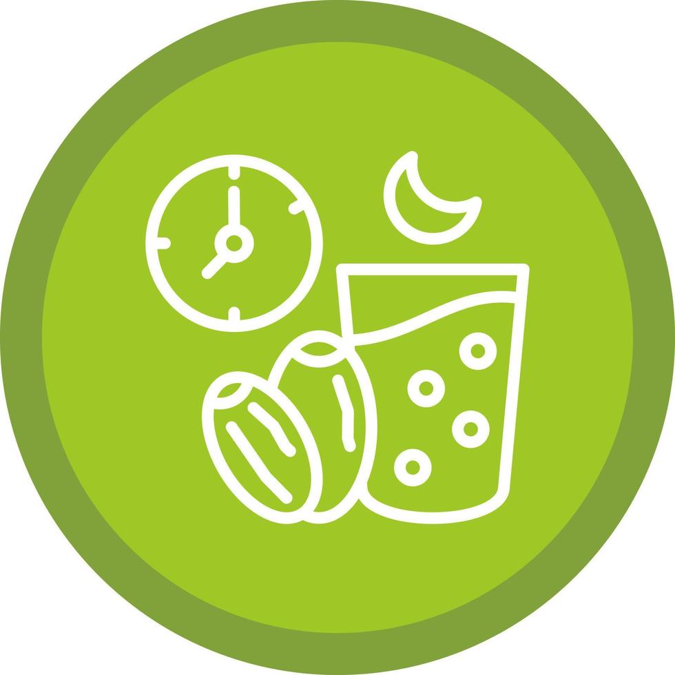 Ramadan Fasting Vector Icon Design