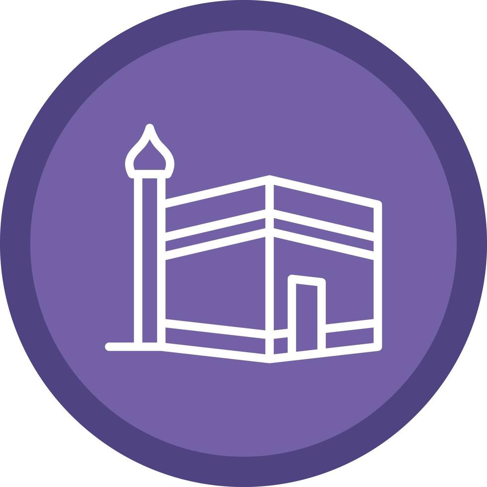 Kaaba Vector Icon Design