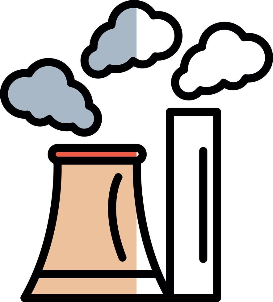 Air Pollution Vector Icon Design