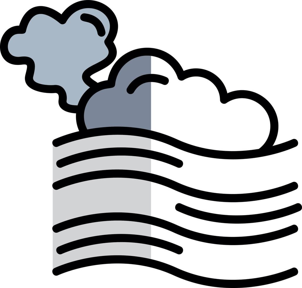 Fog Vector Icon Design