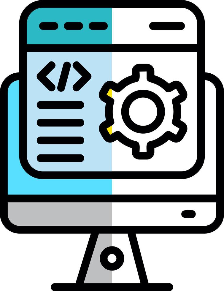 Software Developer Vector Icon Design