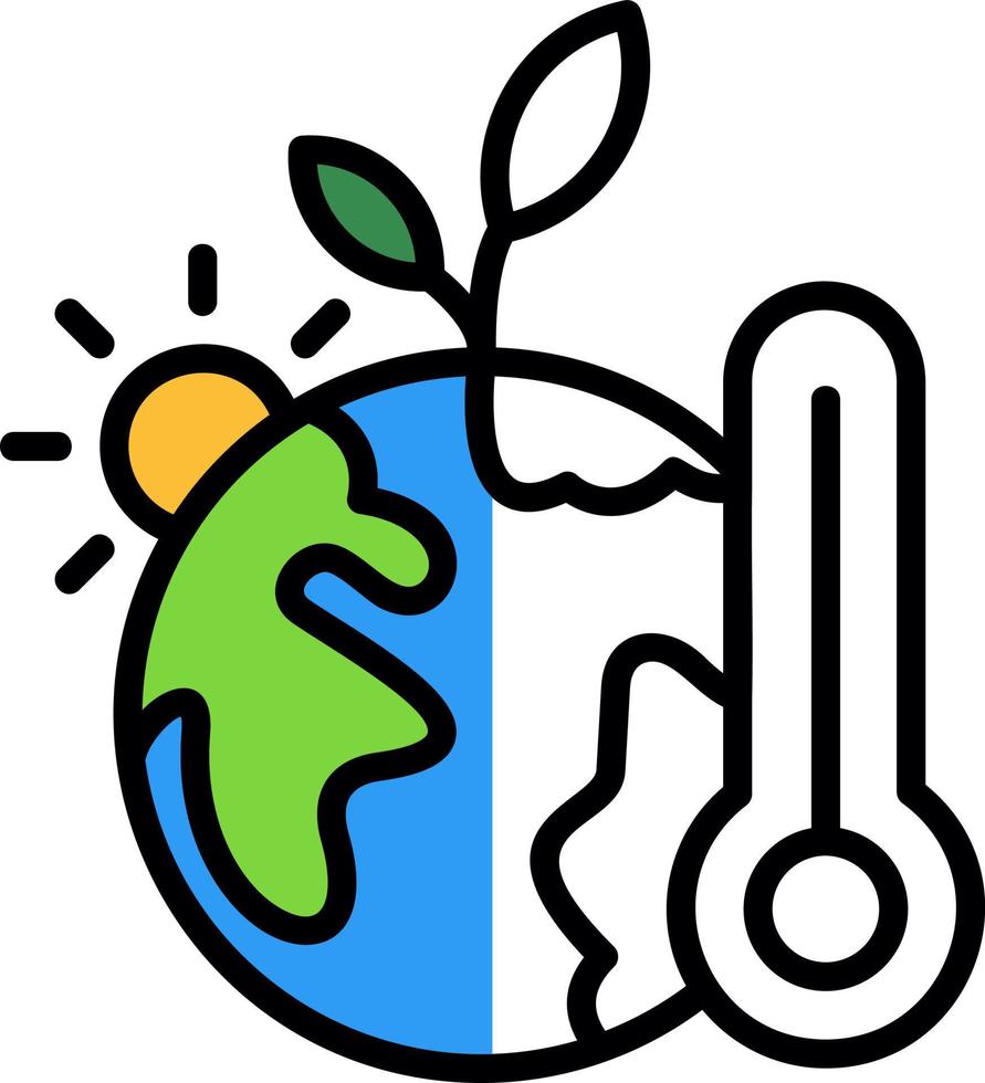 Climate Change Vector Icon Design