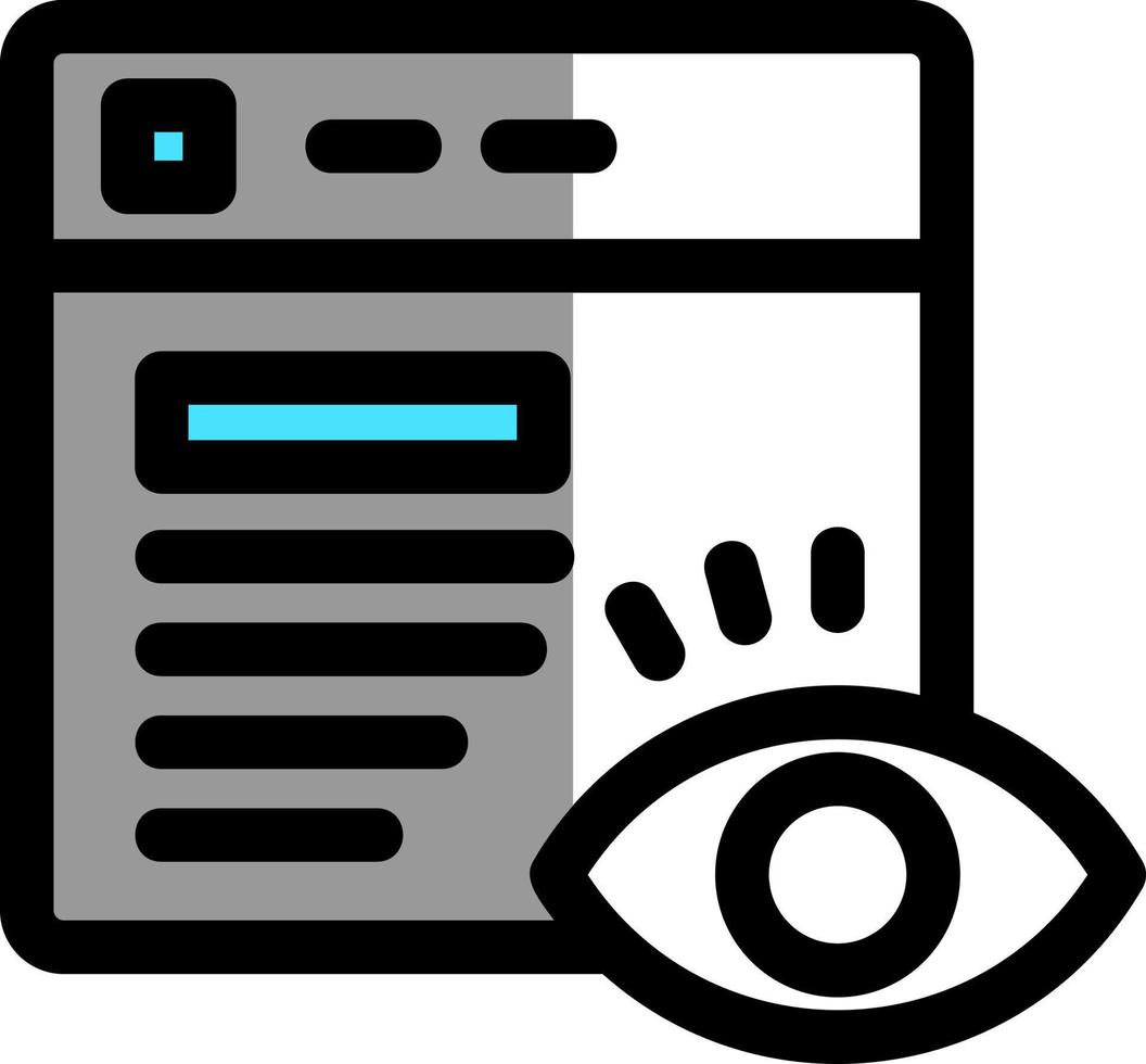 Page Visitors Vector Icon Design