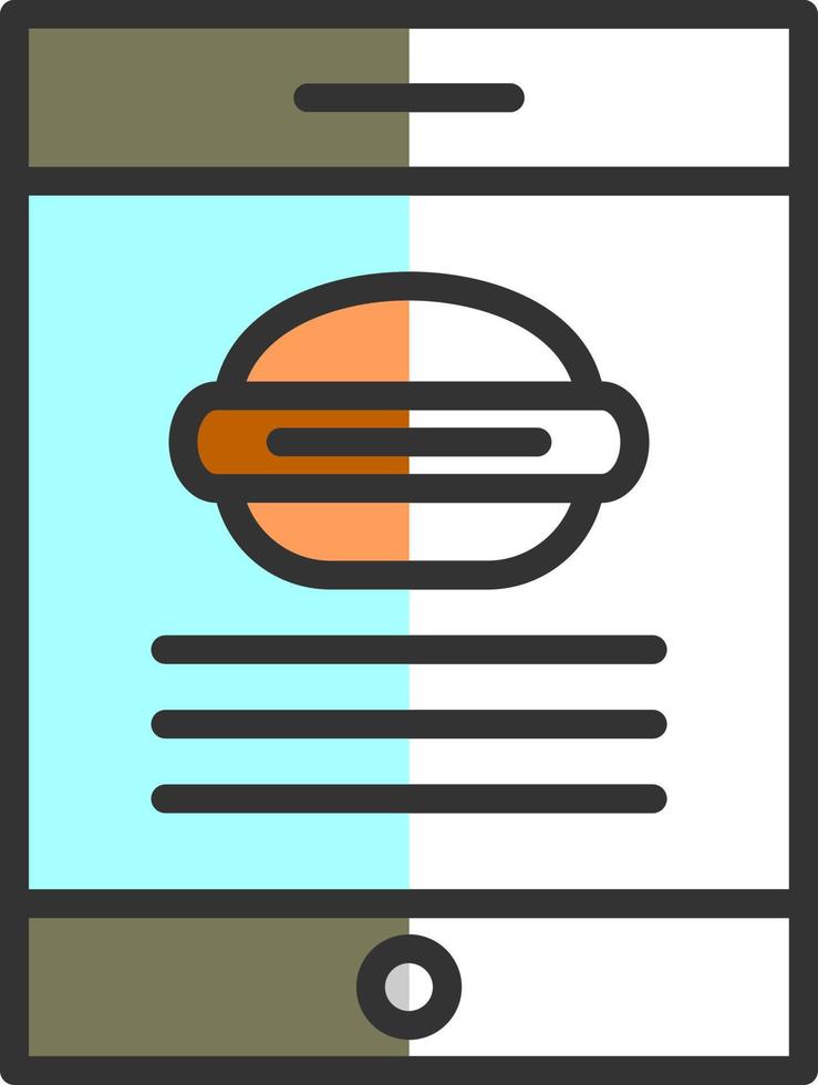 Online Order Vector Icon Design