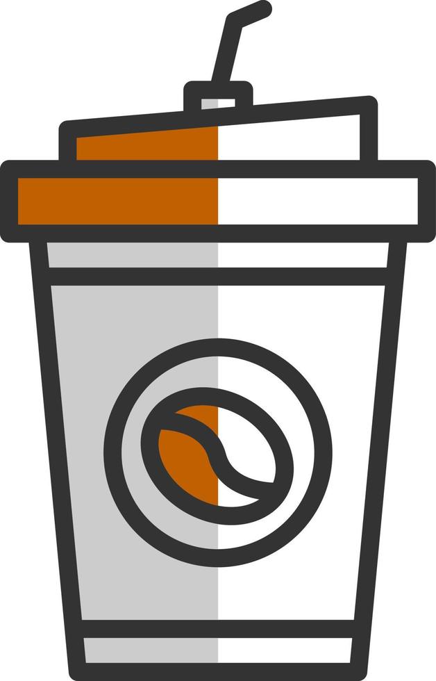 diseño de icono de vector de comida para llevar de café