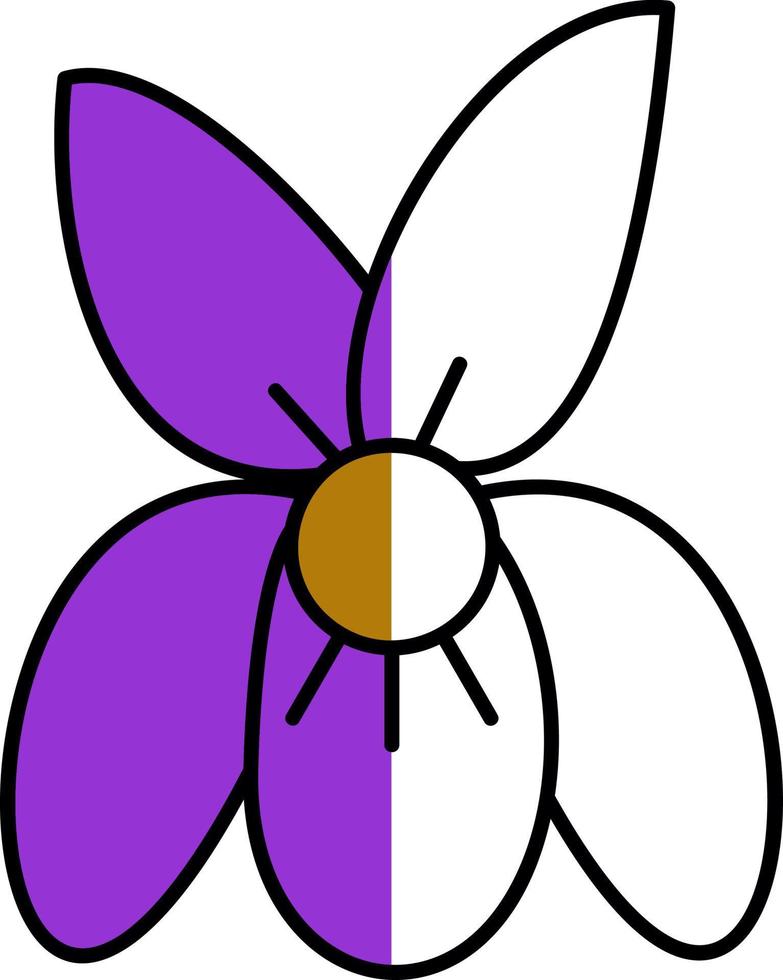 Violet Vector Icon Design