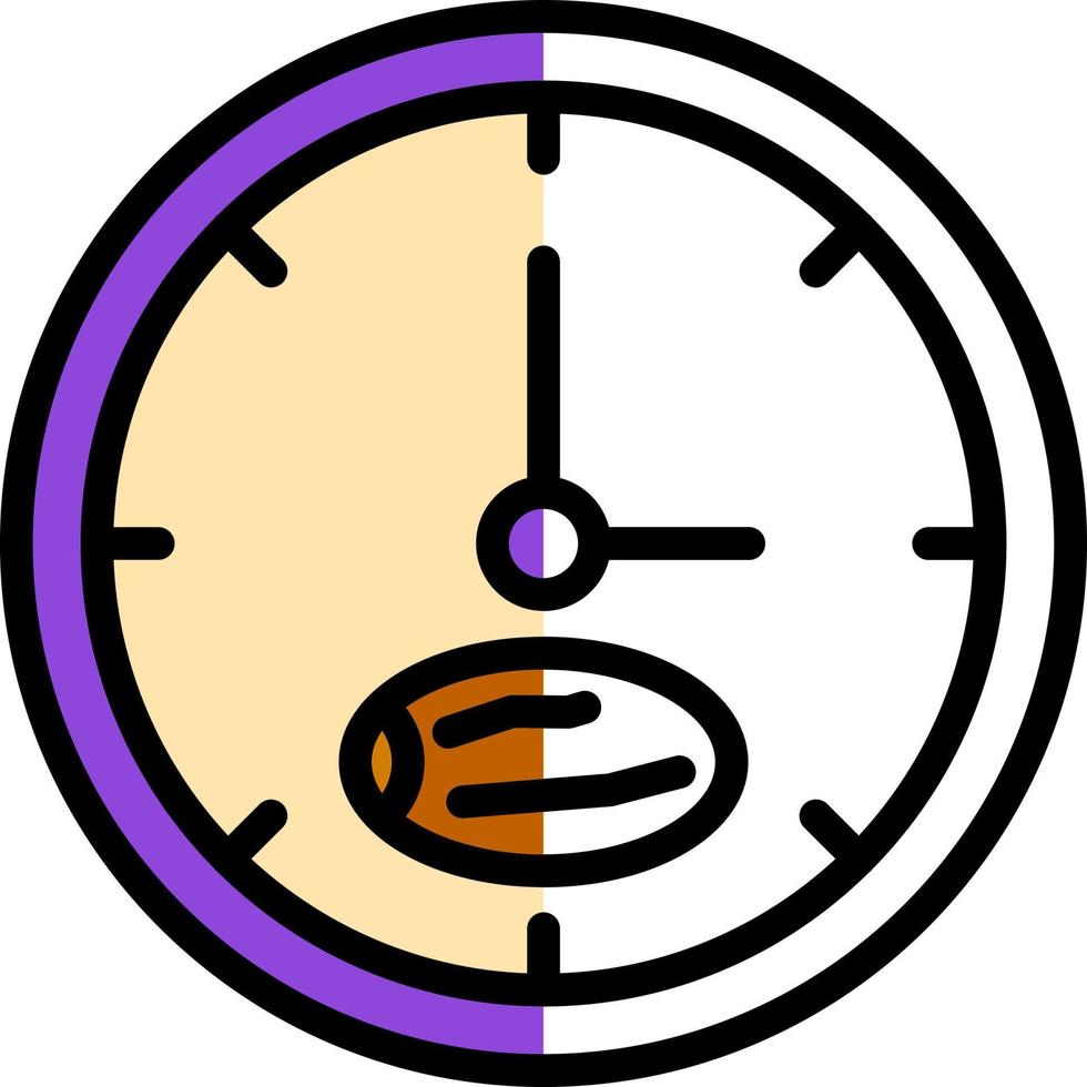 diseño de icono de vector de reloj