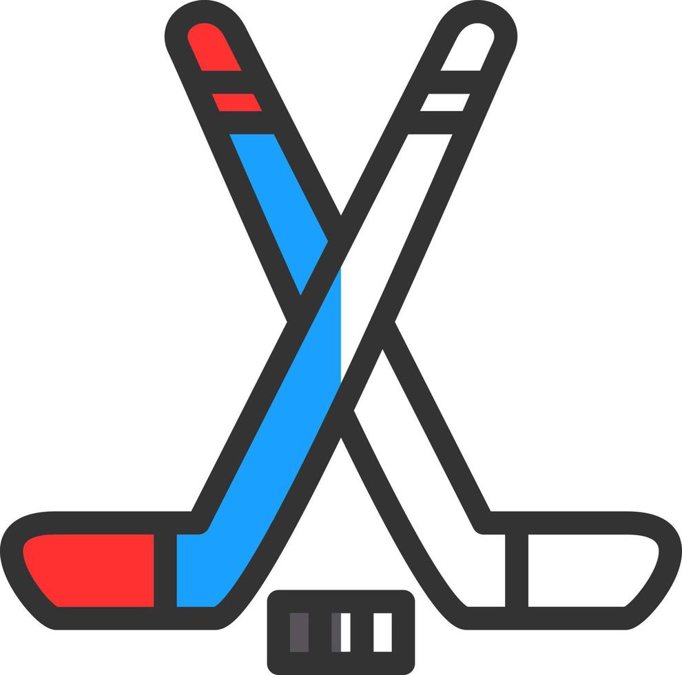 Ice Hockey Vector Icon Design