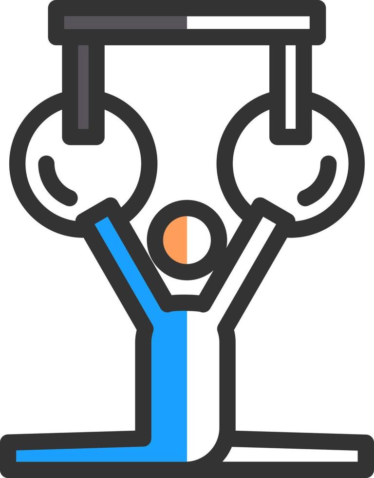 Gymnastics Vector Icon Design