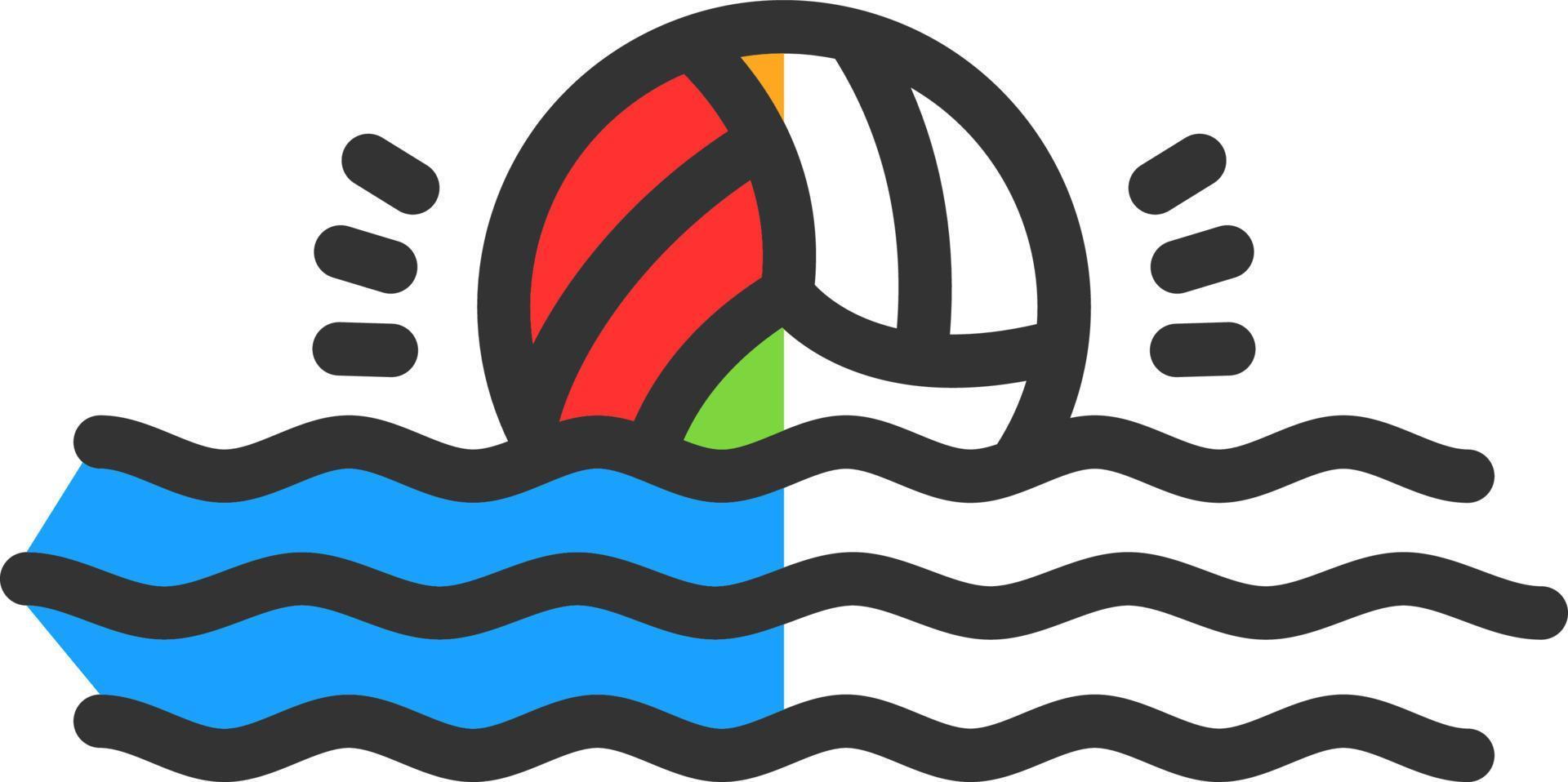 Waterpolo Vector Icon Design