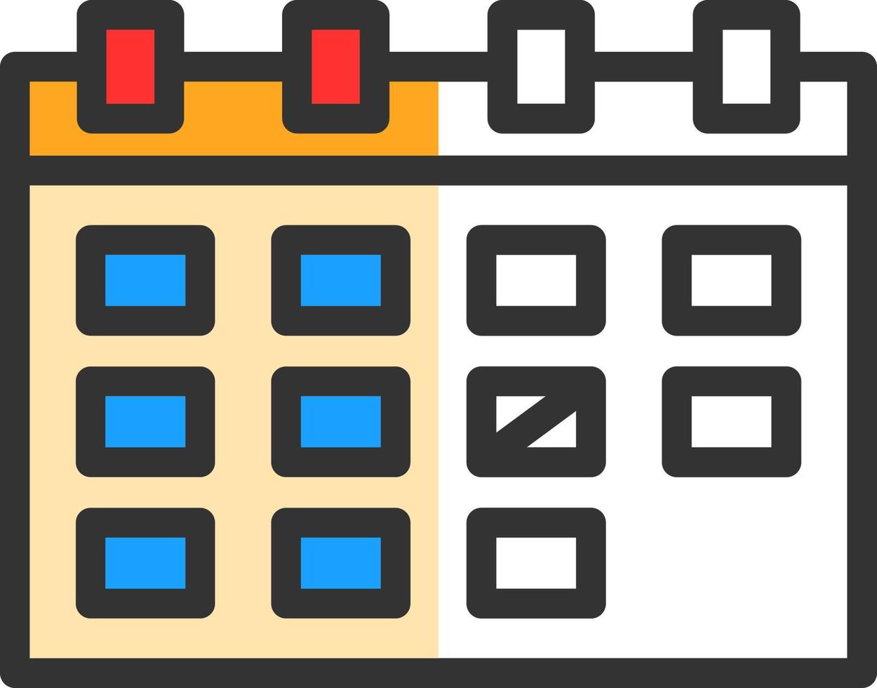 Calendar Vector Icon Design